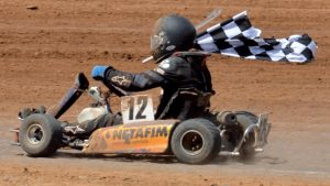 Rookie Corey Clifford races to speedway kart  titles