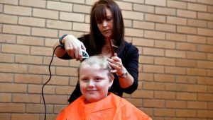 Melton Primary School’s Kai boldly goes bald