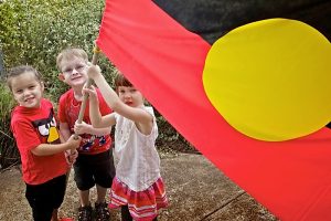 Flag flies in Melton West on day to remember