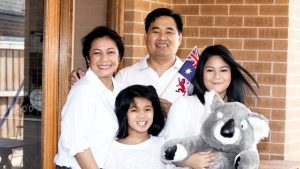 Australia Day: Family, weather made choice easy