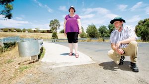 Ballan footpaths a rocky road for residents