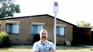 No council mail on Melton South no-parking sign
