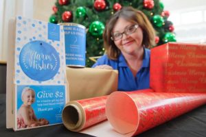 Gift wrapping for the Leukaemia Foundation