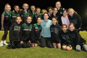 Greenvale girls having a ball