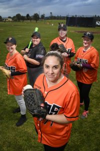 North Western Titans women on base and loving it