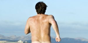 Naked jogger arrested