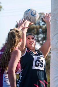 Melton South goaler Savannah Forbes.