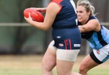 Tullamarine player Kate Nicolaou.