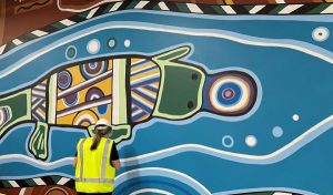 Artistic touch added to Amazon centre