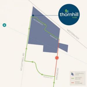 Paynes Road, Thornhill Park closed until December