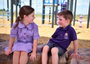 Purple rains down on new Weir View school