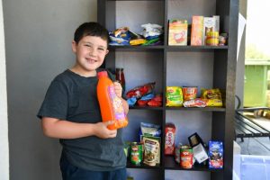 Six year old’s mission to feed Melton
