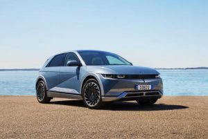 IONIQ 5 is a futuristic electric vehicle