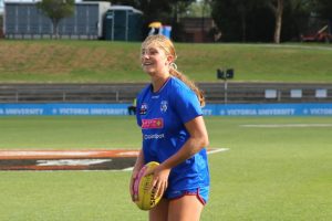 Woods has her debut