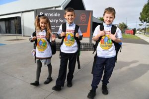 Students getting extra steps in