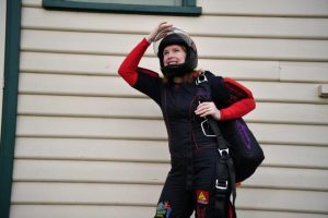 Local breaks skydiving record