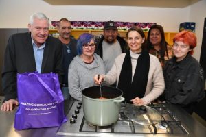Soup kitchen helping community