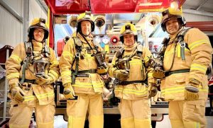 Firefighters climbing for a cause