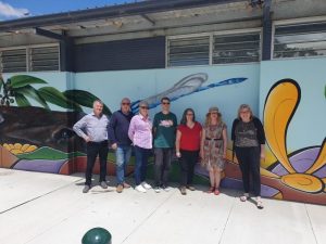Platypus mural makes a splash