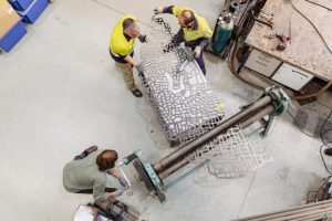 Nature and suburban development combine in new sculpture
