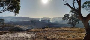 Glenmore grassfire blaze