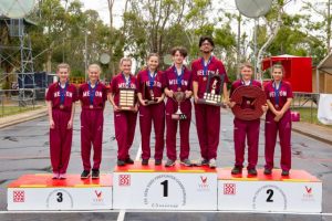 Hat-trick for state firefighting junior champs