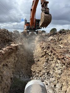 Melton water main completed