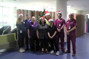 Health workers prepare for Christmas day