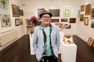 Artist’s first exhibition on display