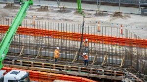 Hopkins road bridge on track