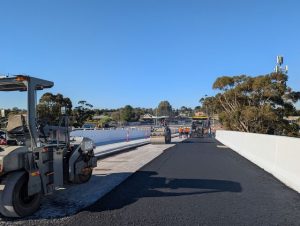 Level crossing nearly gone