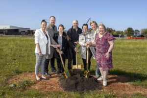Aquatic centre sod turned