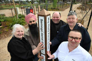 Placing poles for peace
