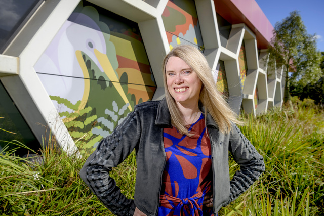 Local artist, local pride at CS windows