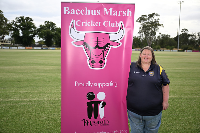Bacchus Marsh Cricket Club goes pink to stump cancer