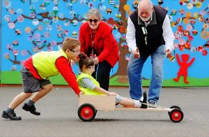 Billy carts get St Dominic’s kids moving