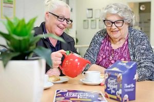 Tea time for residents affected by cancer