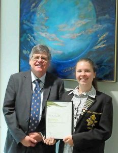 Golden reward for Nicole