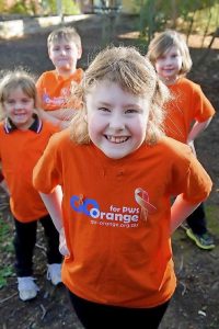 Orange glow over Savannah